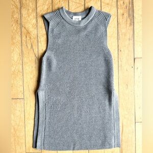 Wilfred Gray Sleeveless Knit Top